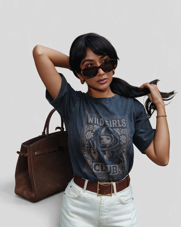 Wild Girls Club Tee - Grey