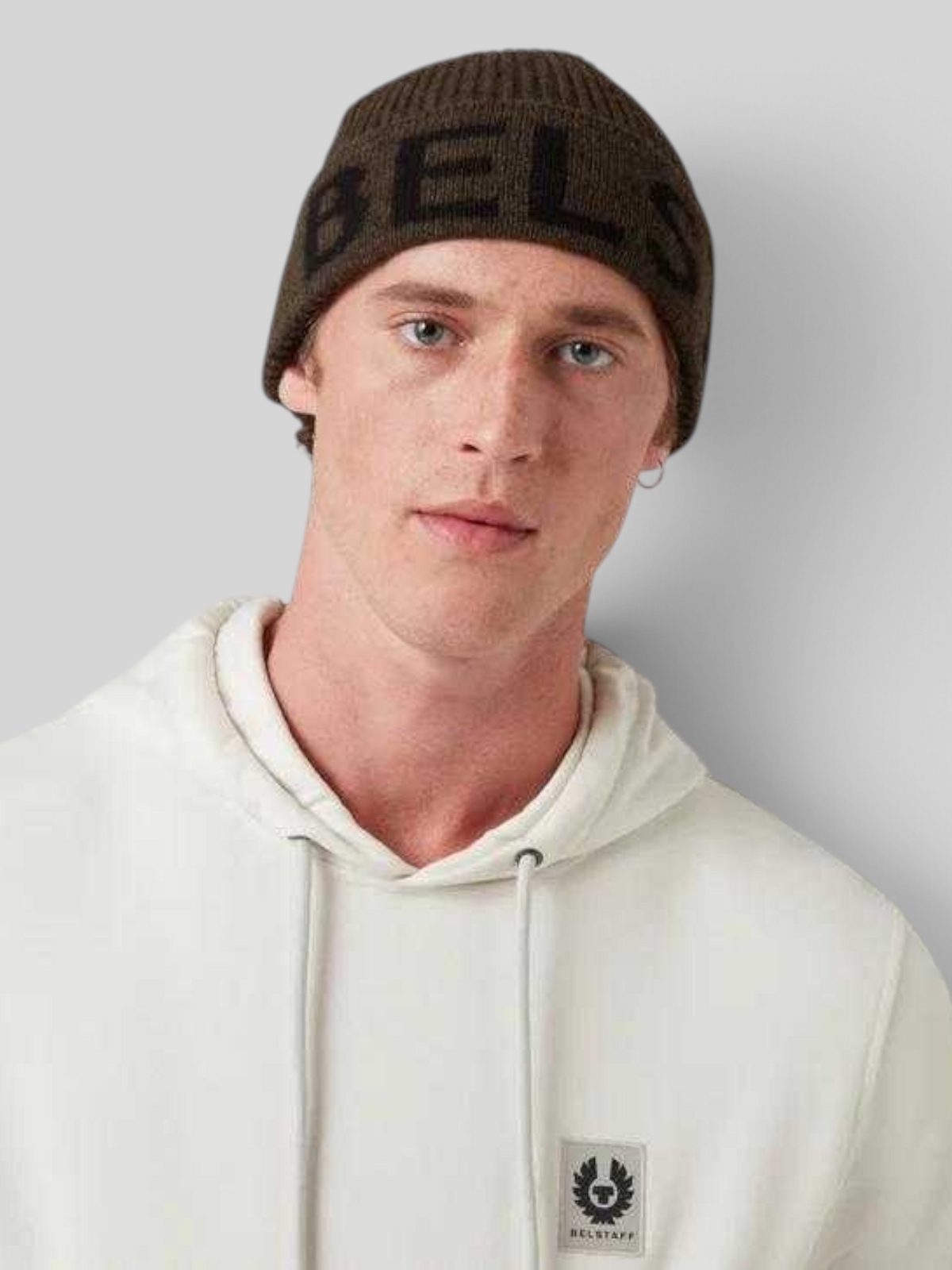 Belstaff Branded Hat - Major Brown / black