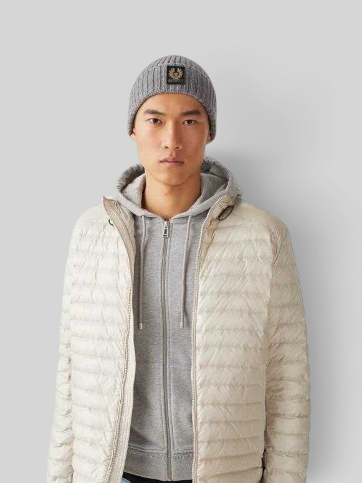 Belstaff Watch Beanie - Pale Grey