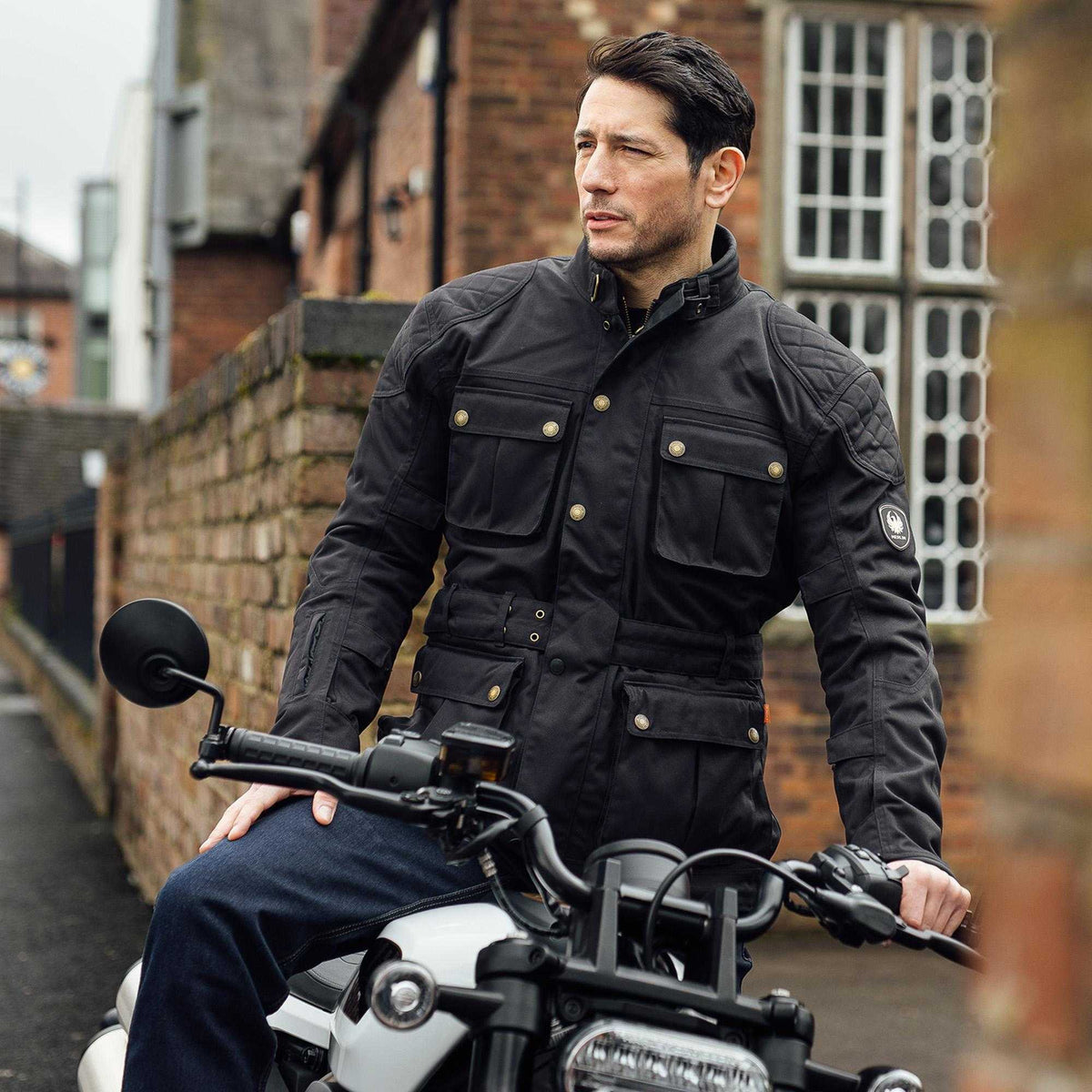 Merlin Burslem Eco Black Laminated Jacket