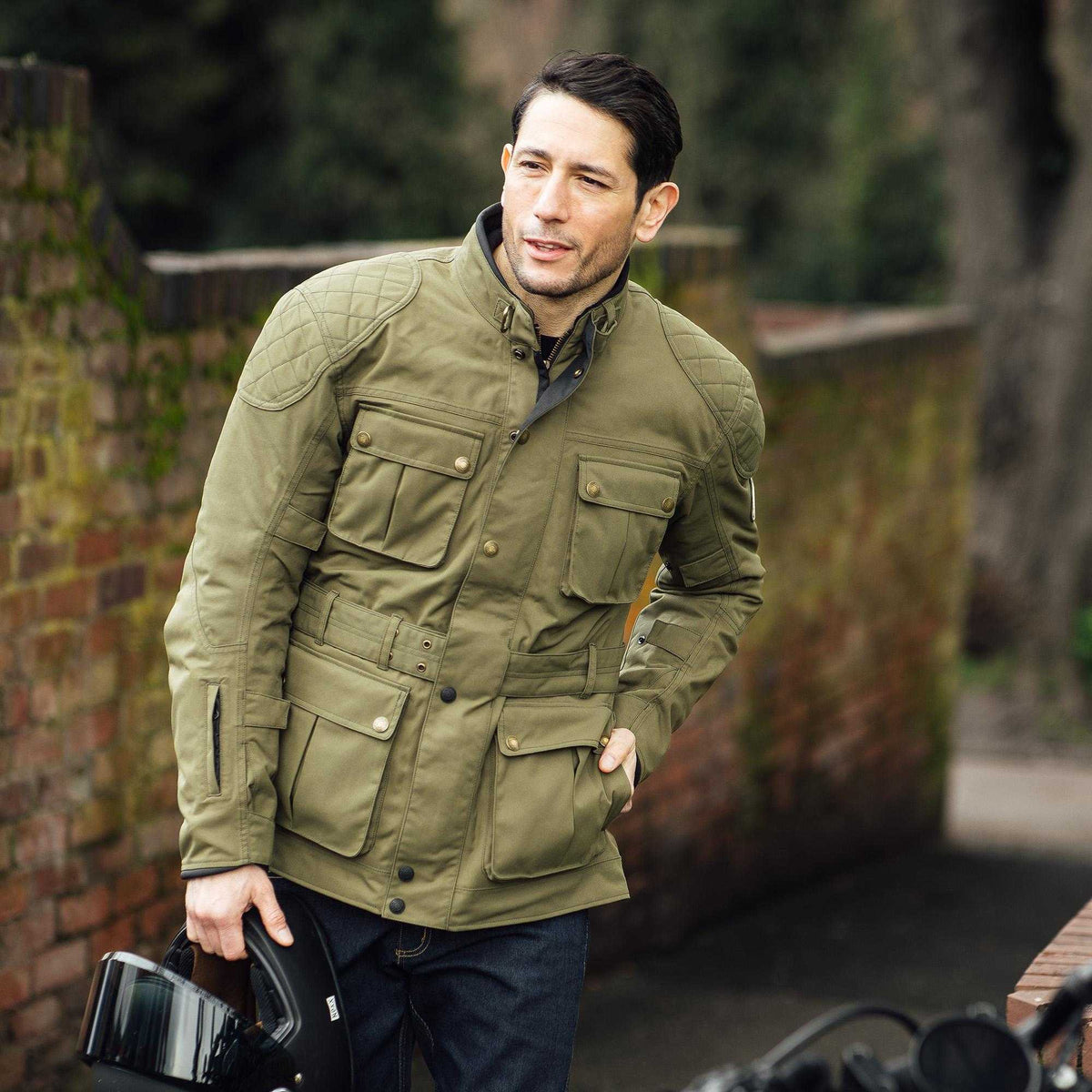 Merlin Burslem Eco Green Laminated Jacket