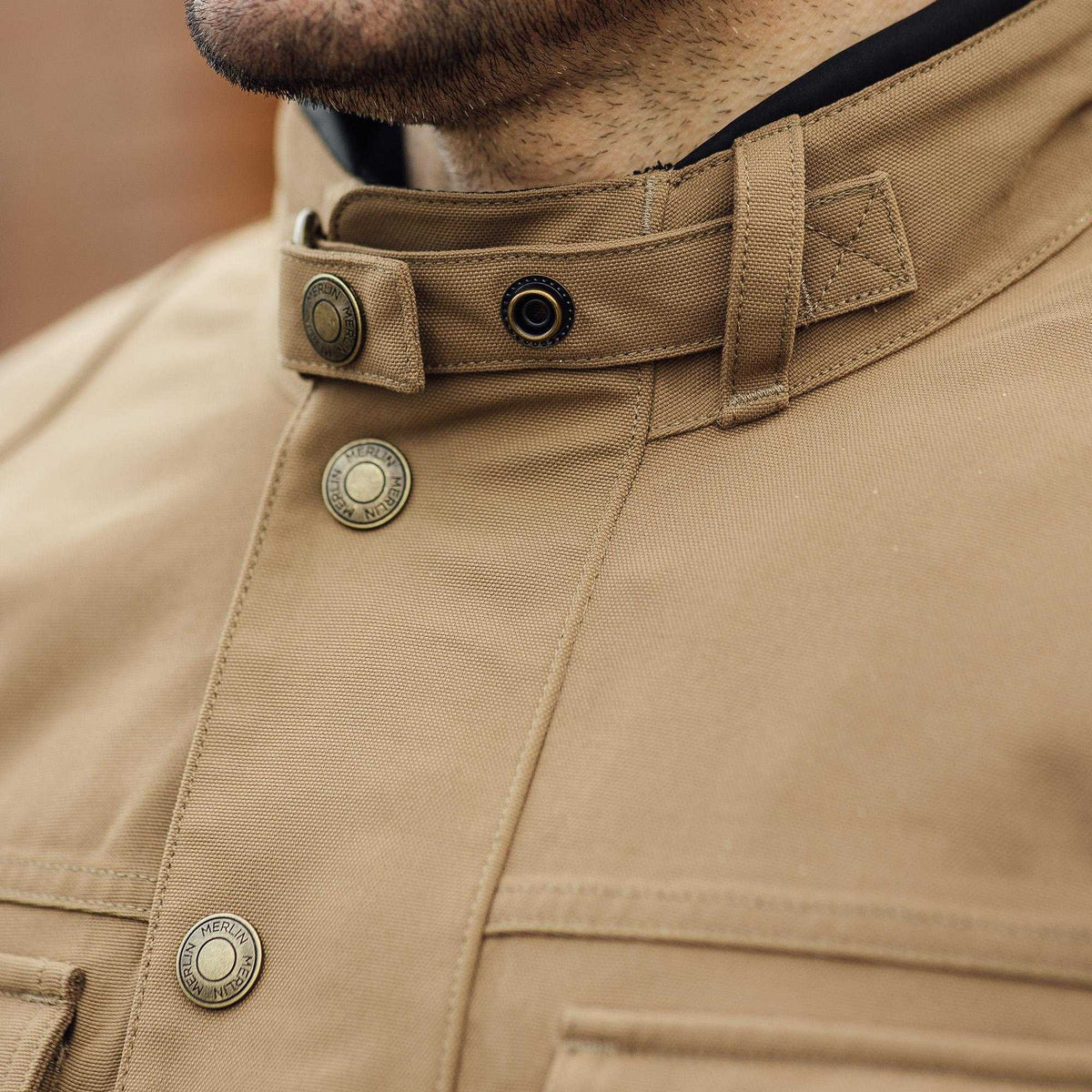 Merlin Burslem Eco Sand Laminated Jacket