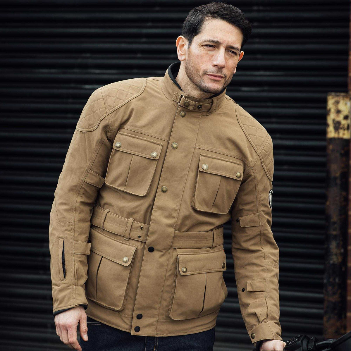 Merlin Burslem Eco Sand Laminated Jacket