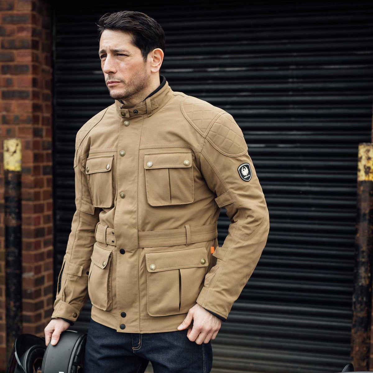 Merlin Burslem Eco Sand Laminated Jacket