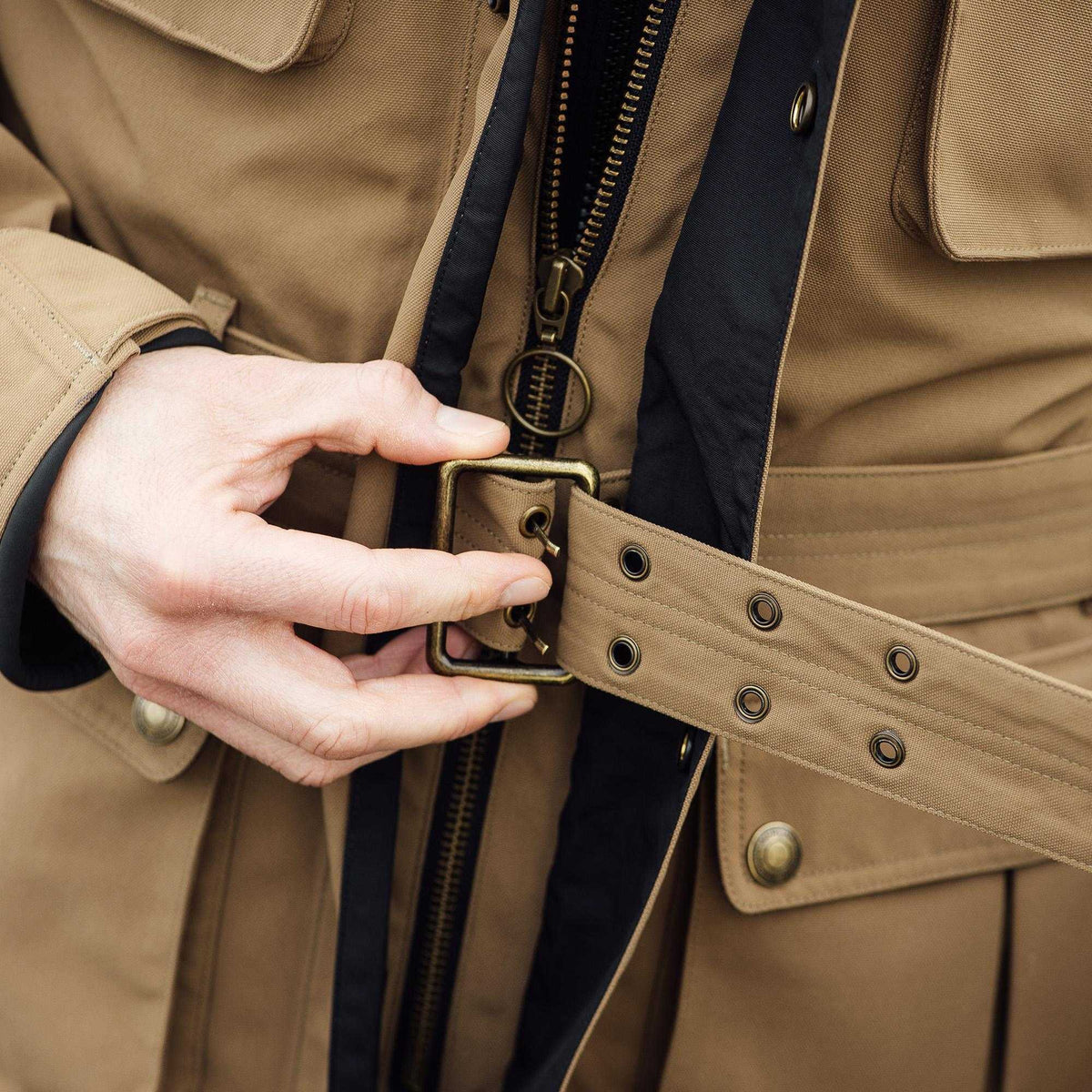 Merlin Burslem Eco Sand Laminated Jacket