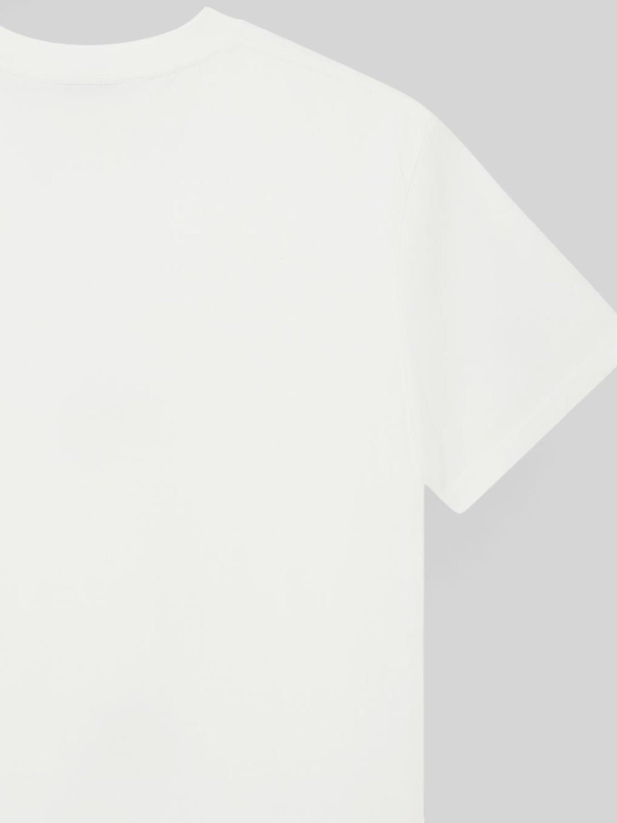 Baffle Haus vintage white box fit short sleeve t-shirt in cotton polyester jersey blend