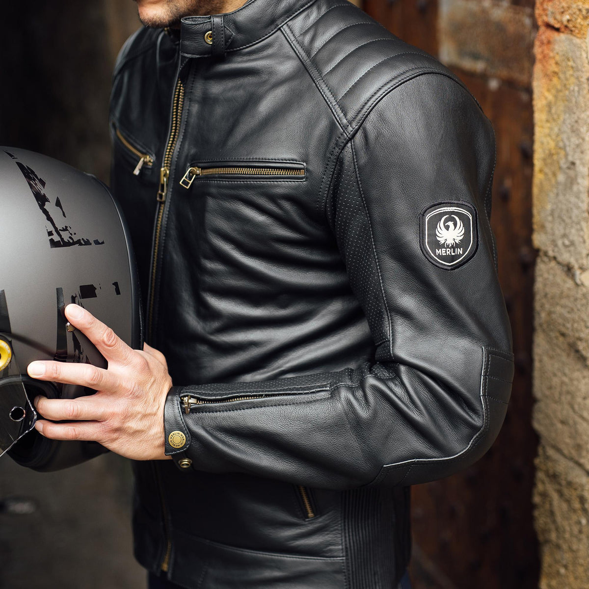 Chase D30 Leather Jacket - Black